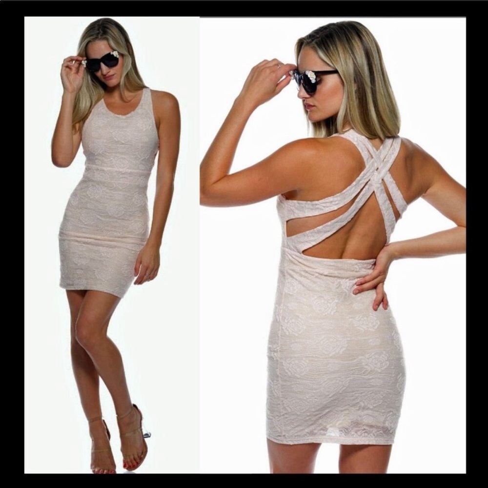 Floral Lace across Back